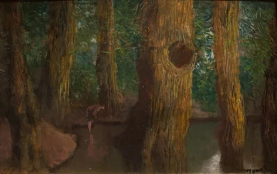 In het bos